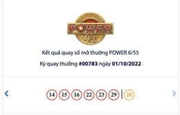 ảnh chụp màn hình kết quả xổ số điện toán power