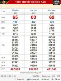 ảnh chụp màn hình kết quả xổ số kiến thiết tỉnh cần thơ