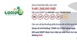 ảnh chụp màn hình kết quả xổ số lotto 535