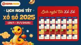 ảnh chụp màn hình lịch nghỉ quay xổ số miền bắc 2026
