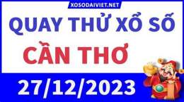ảnh chụp màn hình quay thử xổ số cần thơ hôm nay