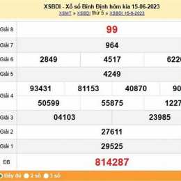 dự đoán xổ số bình định 888