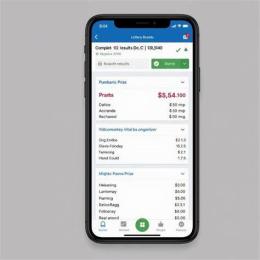giao diện app dò số xổ số miền nam
