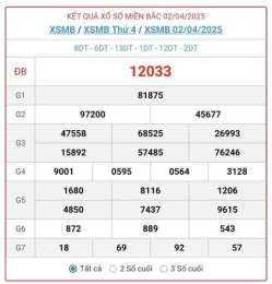 giao diện app kết quả xổ số miền bắc ngày mùng 3 tháng 4