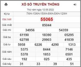 giao diện app kết quả xổ số ngày 12 tháng 05