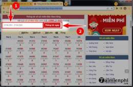 giao diện app thống kê xổ số đặc biệt theo tuần