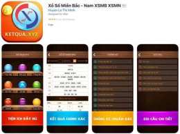 giao diện app thứ ba xổ số