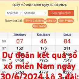kết quả sổ xố 30 ngày
