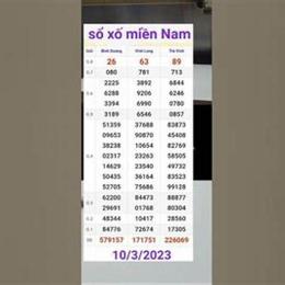 kết quả sô xô miên nam hôm nay