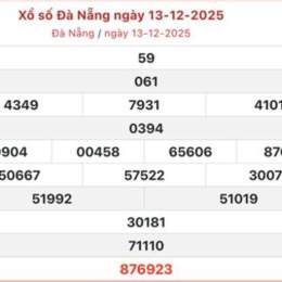 kết quả xổ số đà nẵng ngày hôm qua