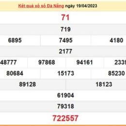 kết quả xổ số đà nẵng thứ bảy