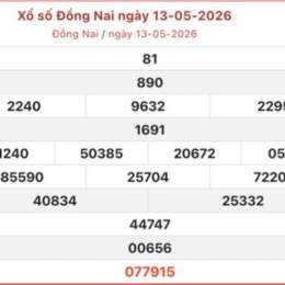 kết quả xổ số kiến thiết đồng nai hôm nay