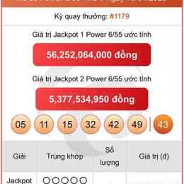 kết quả xổ số power ngày hôm nay