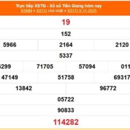 kết quả xổ số tiền giang ngày 16 tháng 11