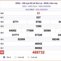 quả xổ số gia lai hôm nay