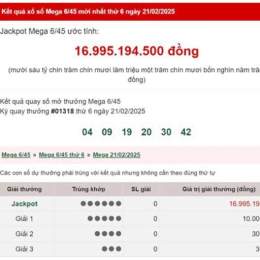 quả xổ số vietlott