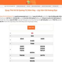 quay thử xổ số quảng trị hôm nay