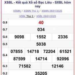 số bạc liêu xổ số bạc liêu