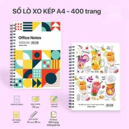 tính năng nổi bật sổ lò xo a4
