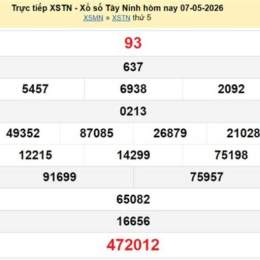xổ số 07 tây tháng 01