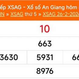 xổ số an giang 5 tháng 3