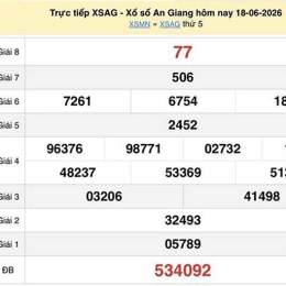 xổ số an giang ngày 18 tháng 12 năm 2025