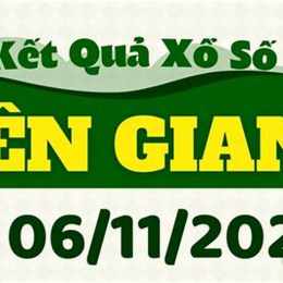 xổ số an giang ngày 6 tháng 11 năm 2025