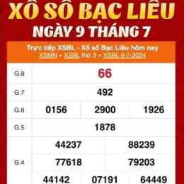 xổ số bạc liêu 9 tháng 6