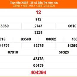 xổ số bến tre ngày mùng 3 tháng 3