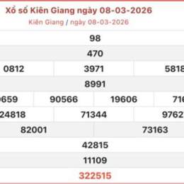 xổ số chủ nhật kiên giang ba đài
