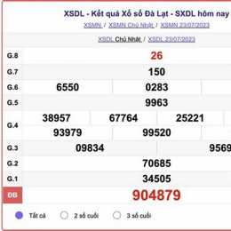 xổ số đà lạt 30 tuần