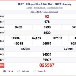 xổ số đài cần thơ hôm qua
