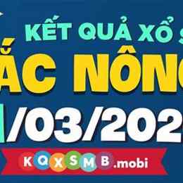 xổ số đắk nông ngày 21 tháng 2