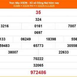 xổ số đồng nai 4 tháng 3