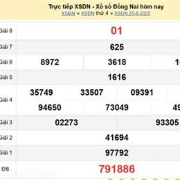 xổ số đồng nai ngày 25 tháng 03 năm 2026