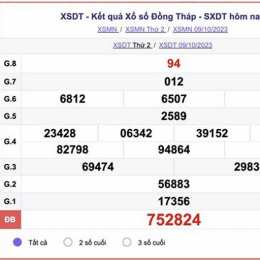 xổ số đồng tháp 10 ngày