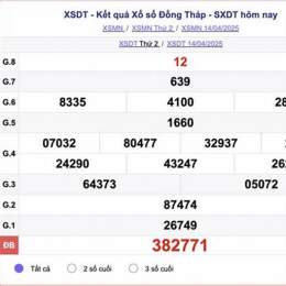 xổ số đồng tháp 30
