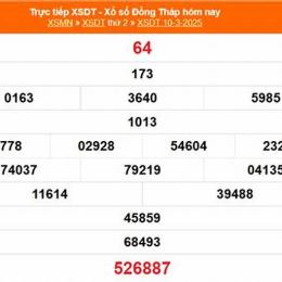 xổ số đồng tháp ngày 10 tháng 11 năm 2025