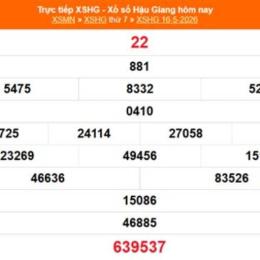 xổ số hậu giang 23 tháng 5