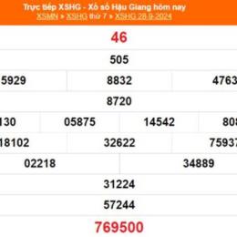 xổ số hậu giang 26 tháng 09