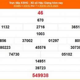 xổ số hậu giang ngày 20 tháng 09