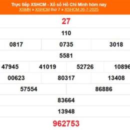 xổ số hồ chí minh 26 tháng 09