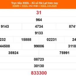 xổ số kiến thiết đà lạt ngày 10 tháng 05