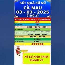 xổ số kiến thiết đài cà mau ngày hôm nay