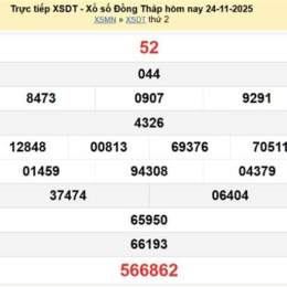 xổ số kiến thiết đồng tháp ngày 1 tháng 12