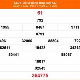 xổ số kiến thiết đồng tháp ngày 17 tháng 11