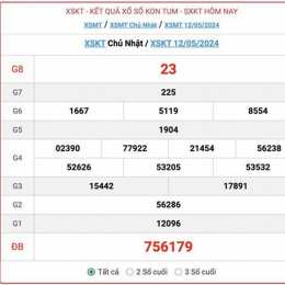 xổ số kiến thiết kon tum hôm qua