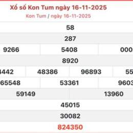 xổ số kiến thiết kon tum ngày 16 tháng 8