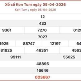xổ số kiến thiết kon tum ngày 19 tháng 04