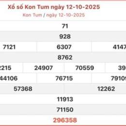 xổ số kiến thiết kon tum ngày 19 tháng 10